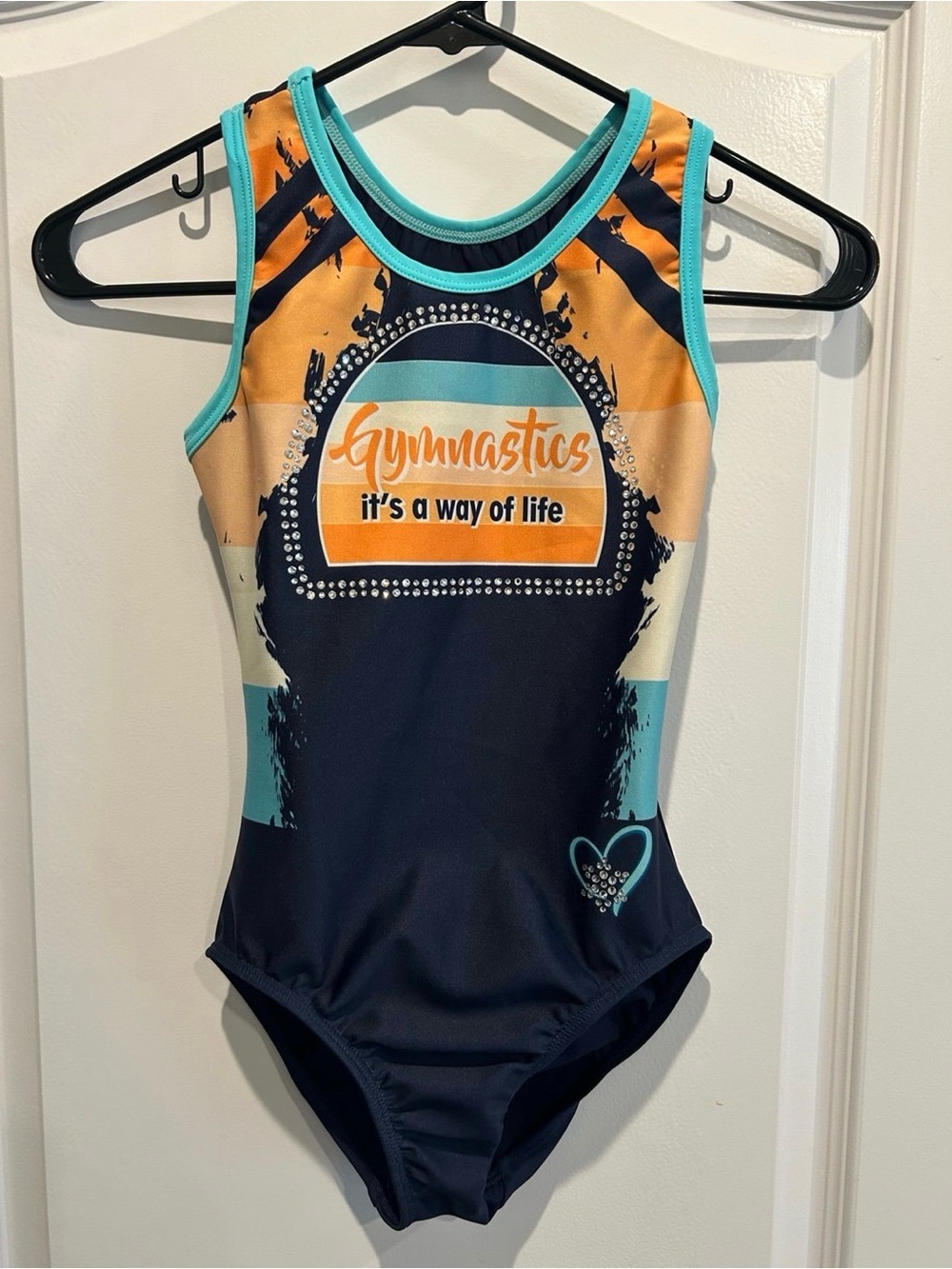 Snowflake Designs “Gymnastics is a Way of Life” Leotard, Adult X-Small